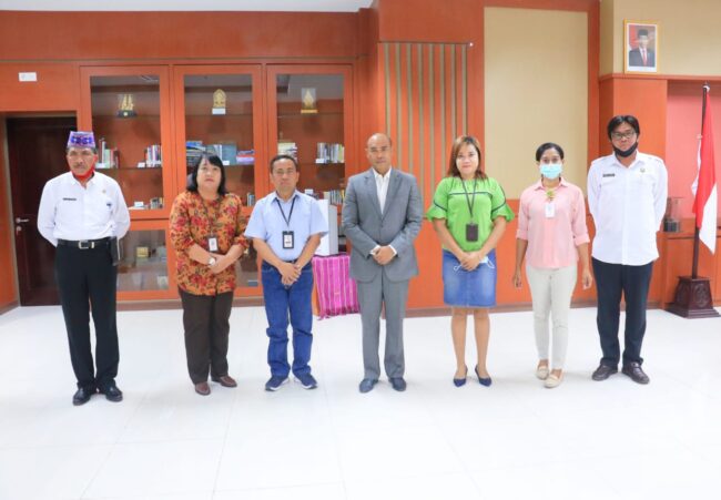 Gubernur Audiens Kepala BRI Kupang