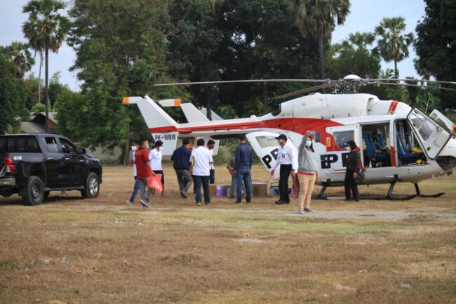 sumtim kirim swab via heli