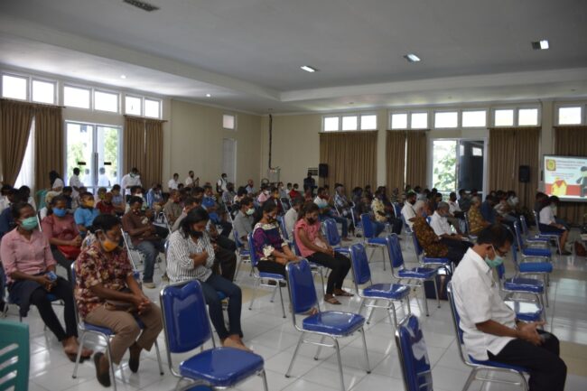 Kota Kupang Walkot tatap muka penerima rumah2