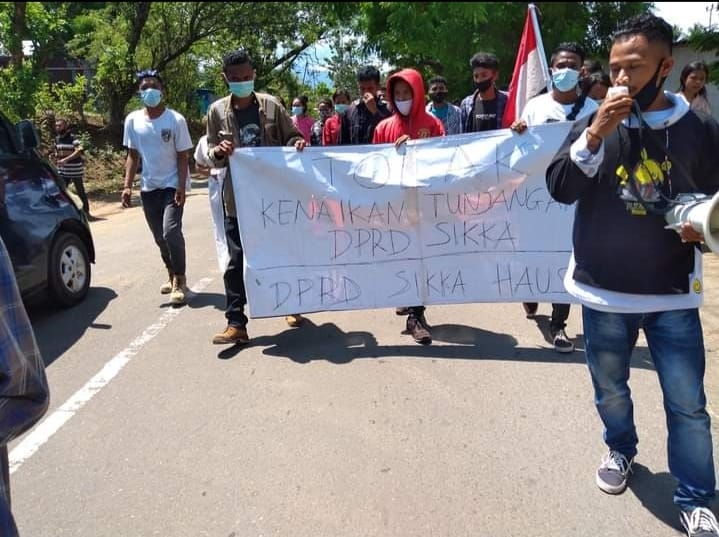 sikka forkot gelar demo