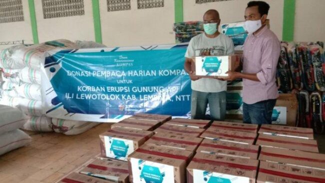 Lembata donasi dana kemanusiaan kompas