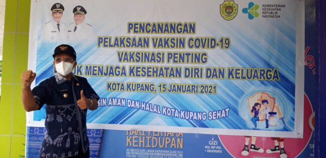 Kupang walikota positif