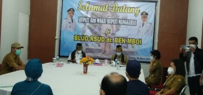 Manggarai bupati di rs ben mboi