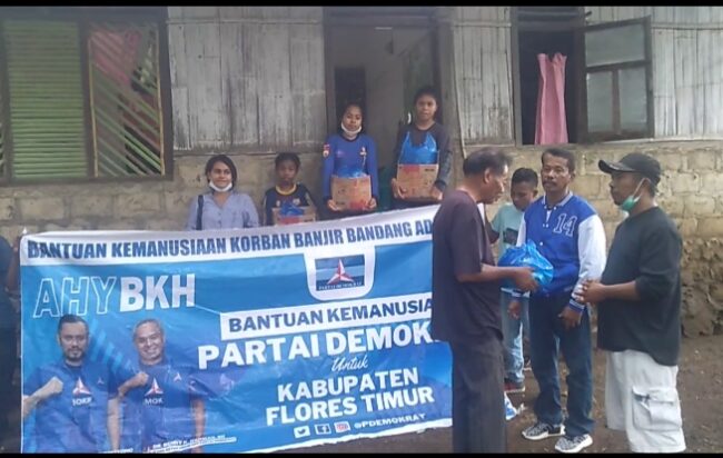 Flotm Demokrat bagi bantuan