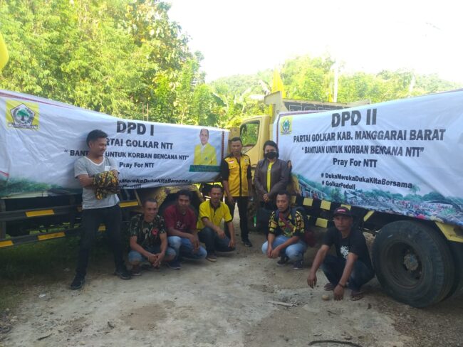 Mabar golkar bantu flotim