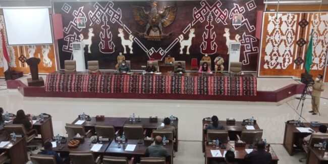 dprd ntt sidang banggar