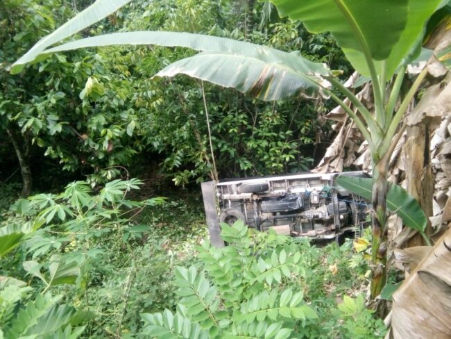 matim pik up terjungkal