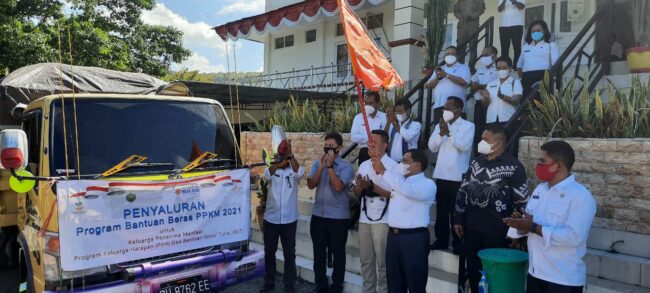 malaka launching beras PPKM