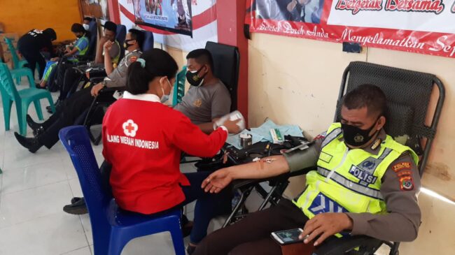 Matim polisi donor darah