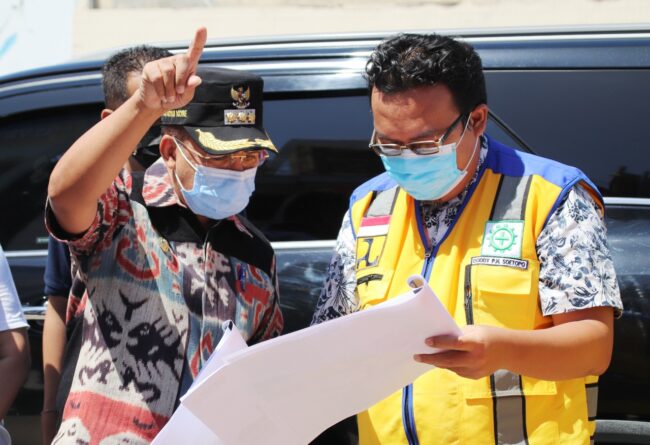kota Kupang Walikota pantau proyek