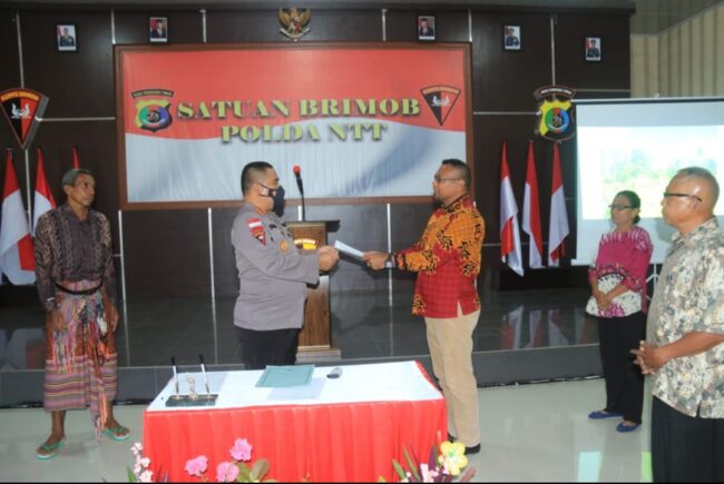 TTU Hibah Tanah untuk brimob