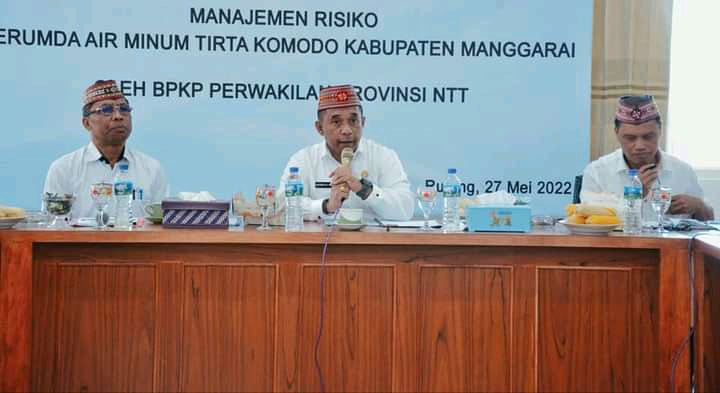 manggarai bupati evaluasi pdam1