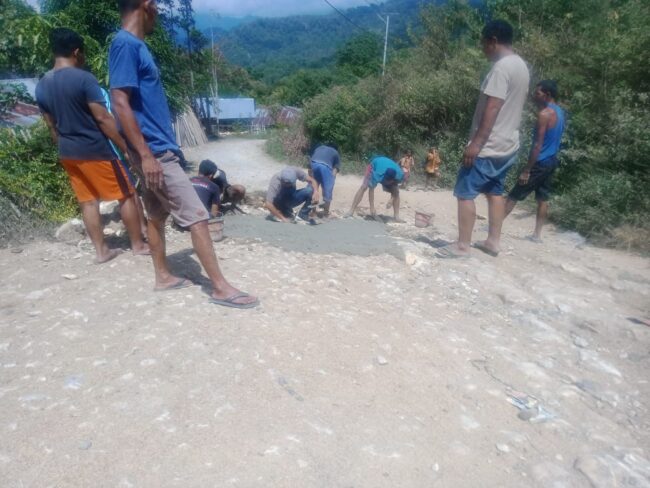 matim perbaiki jalan
