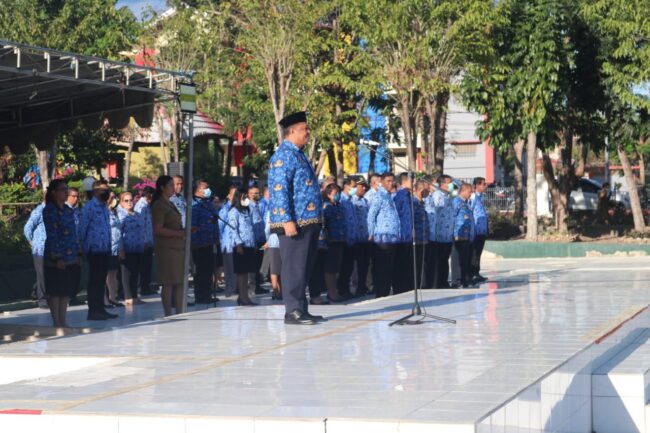 kupang sekda pimpin apel