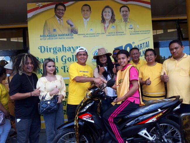 golkar ntt hadiah motor